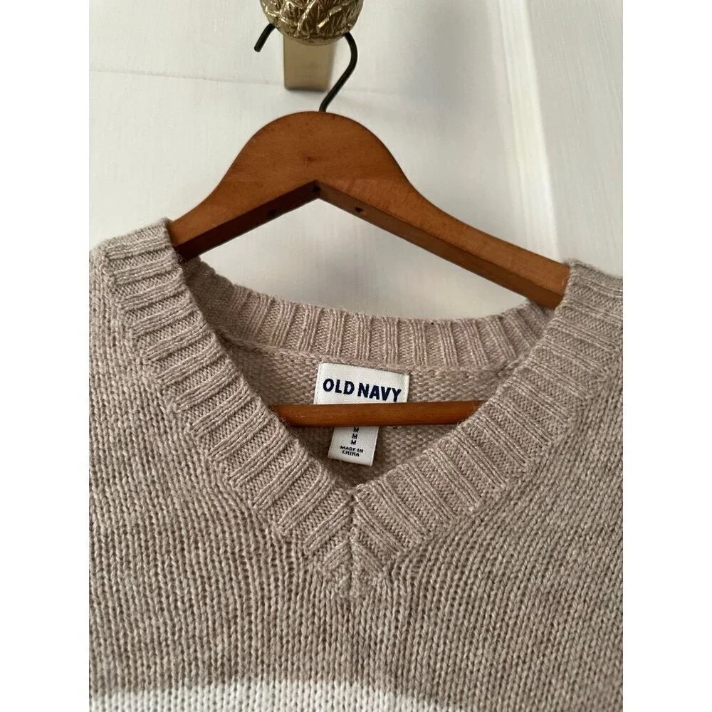 Old Navy size medium, long sleeve V-neck sweater